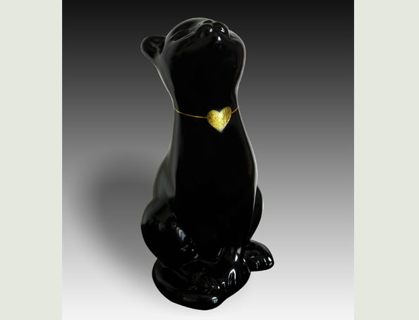 Cat Statue-pet urn-ULA001