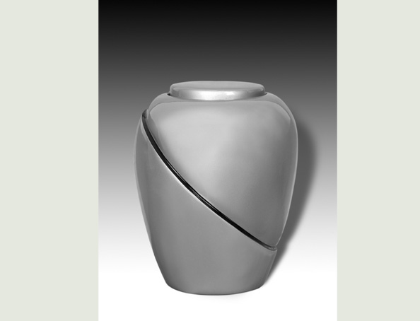 LANNAY GREY FIBERGLASS URN-UE001B