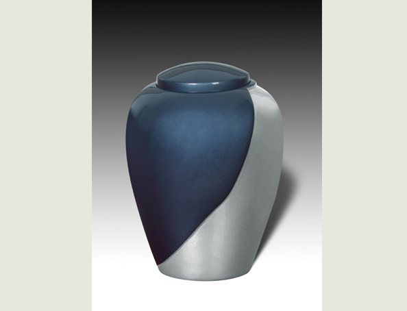 CLUSE BLUE FIBERGLASS URN-UE004B