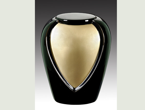 AUSTRALE BLACK FIBERGLASS URN-UE005B