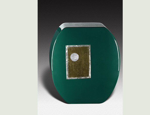 EGEE GREEN FIBERGLASS URN-UL017C