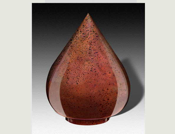 GOUTTE D'OR BROWN FIBERGLASS URN-UL020B