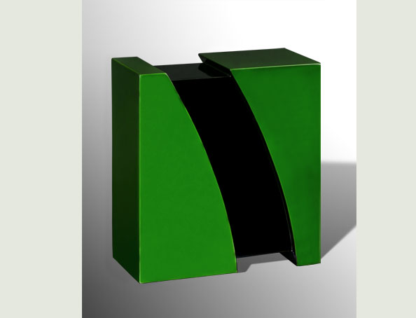 BELIZE GREEN FIBERGLASS URN-UL044A