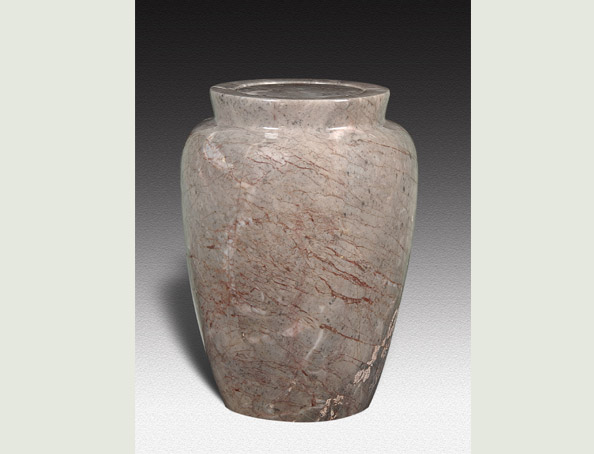 khalan pink marble urn-UP001A