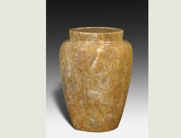 khalan vanilla marble urn-UP001C