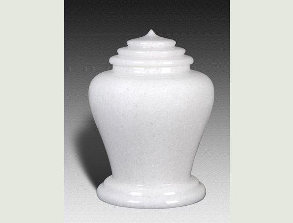 anthracite white marble urn-UP002B