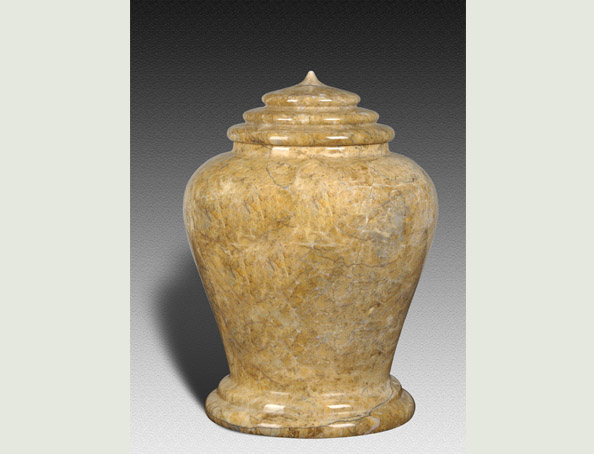 anthracite vanilla marble urn-UP002C