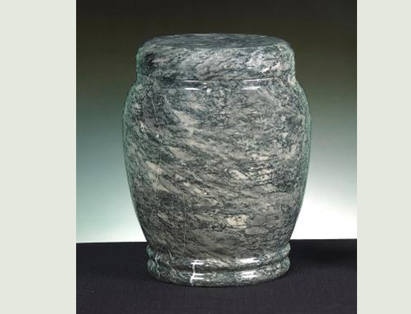 horus grey marble urn-UP005A